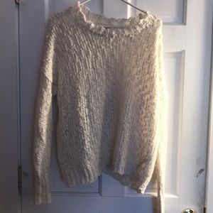 Cream knit sweater
